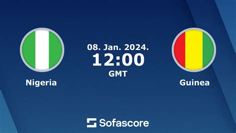 nigeria vs guinea live score